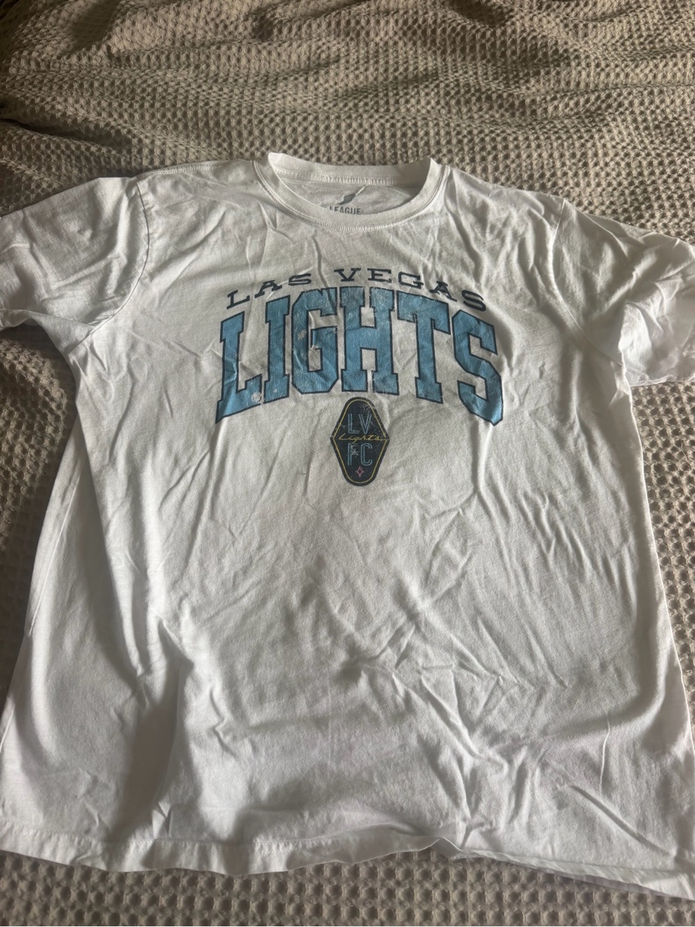 Las Vegas Lights FC White Graphic Tee
